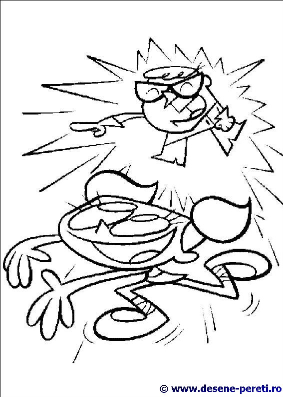 dexter lab desene colorat